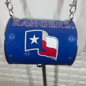 Little Earth Texas Rangers Canteen style crossbody Purse